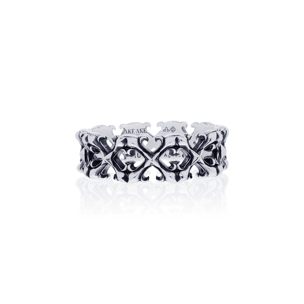 AKE AKE Rituals Cross 3.0 ring แหวนเงินแท้ 925 ขึ้นงานมือสไตล์ยุคกลางยุโรปสุดดุดัน ลายโมทีฟกางเขน