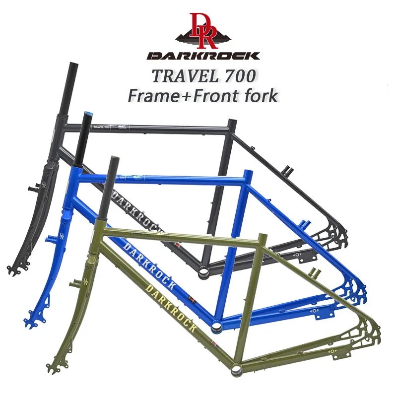 เฟรมจักรยานทัวร์ริ่ง DARKROCK TRAVEL 700 Touring Frameset สำหรับล้อ 700c/27.5" เฟรมคุณภาพ ในราคาย่อมเยาว์