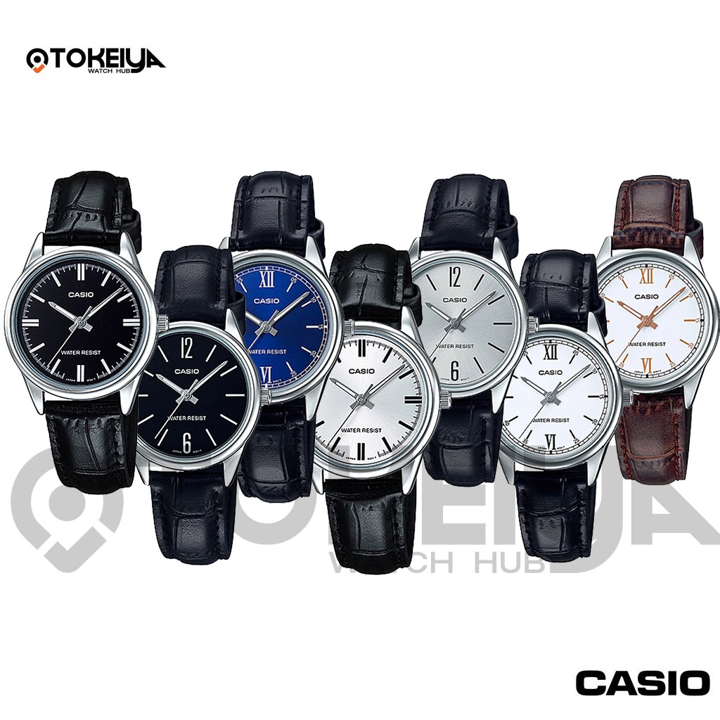 Casio standard นาฬิกาข้อมือผู้หญิง LTP-V005L สินค้าใหม่ของแท้ประกันศูนย์