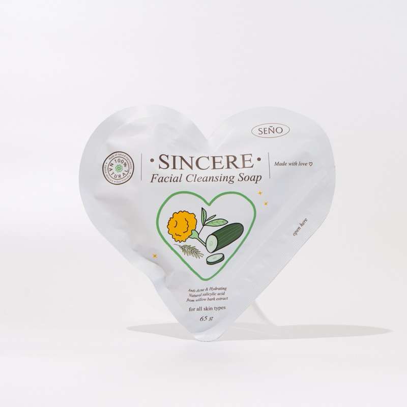 สบู่ซินเซีย สบู่ล้างหน้า ซินญอ (Sincere Facial Cleansing Soap)