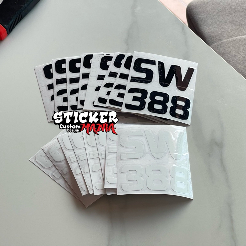 สติกเกอร์sw388 sw388 spoon sports