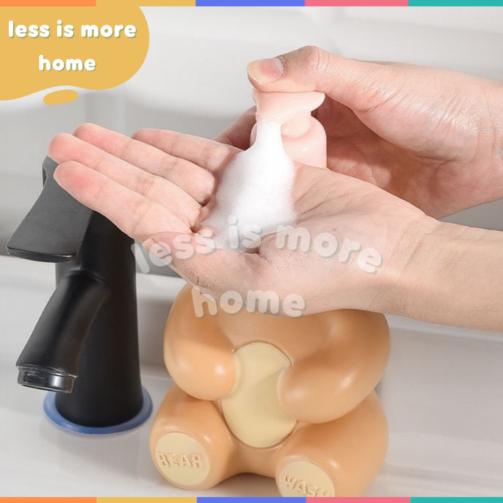 (พร้อมส่ง!!) ขวดพี่หมีปั้มโฟมล้างมือ น่ารักมากกก ขวดแบ่งใส่ครีม ขวดสเปร์ย ขวดแบ่ง ขวดน่ารัก