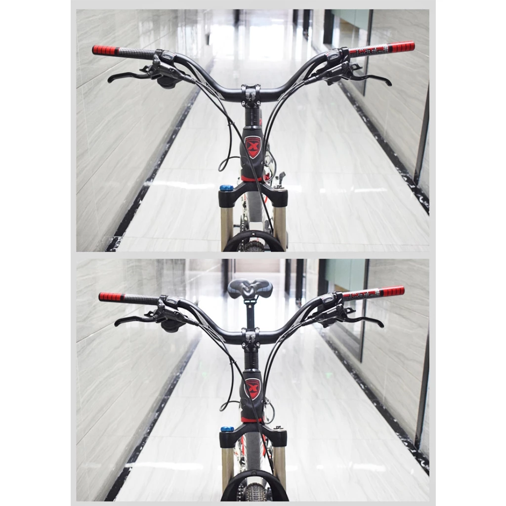แฮนด์จักรยาน FMFXTR กว้าง 720mm แฮนด์ยก 3.5" วัสดุอลูมิเนียม สวยงาม สำหรับเสือภูเขา จักรยานทัวร์ริ่งสายลุย น่าใช้มาก thumbnail 8