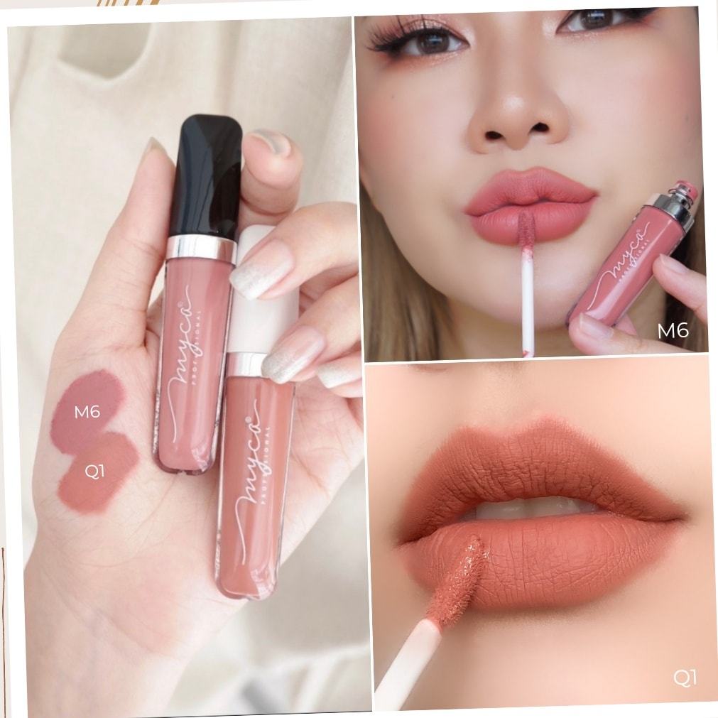 แพ็กคู่ MYCA ULTRA MADMATTE LIP CREAM ลิปกลอส ไมก้า แมดแมททฺ์ ขนาด 4ml
