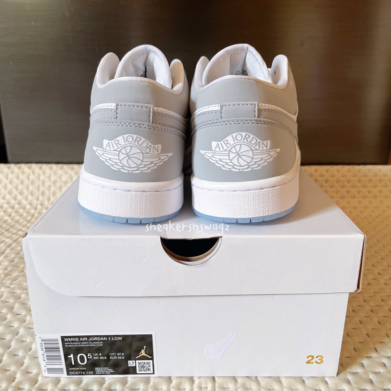 [พร้อมส่ง ส่งภายใน 2-4 วัน] Nike Jordan 1 Low Wolf Grey - (DC0774-105)