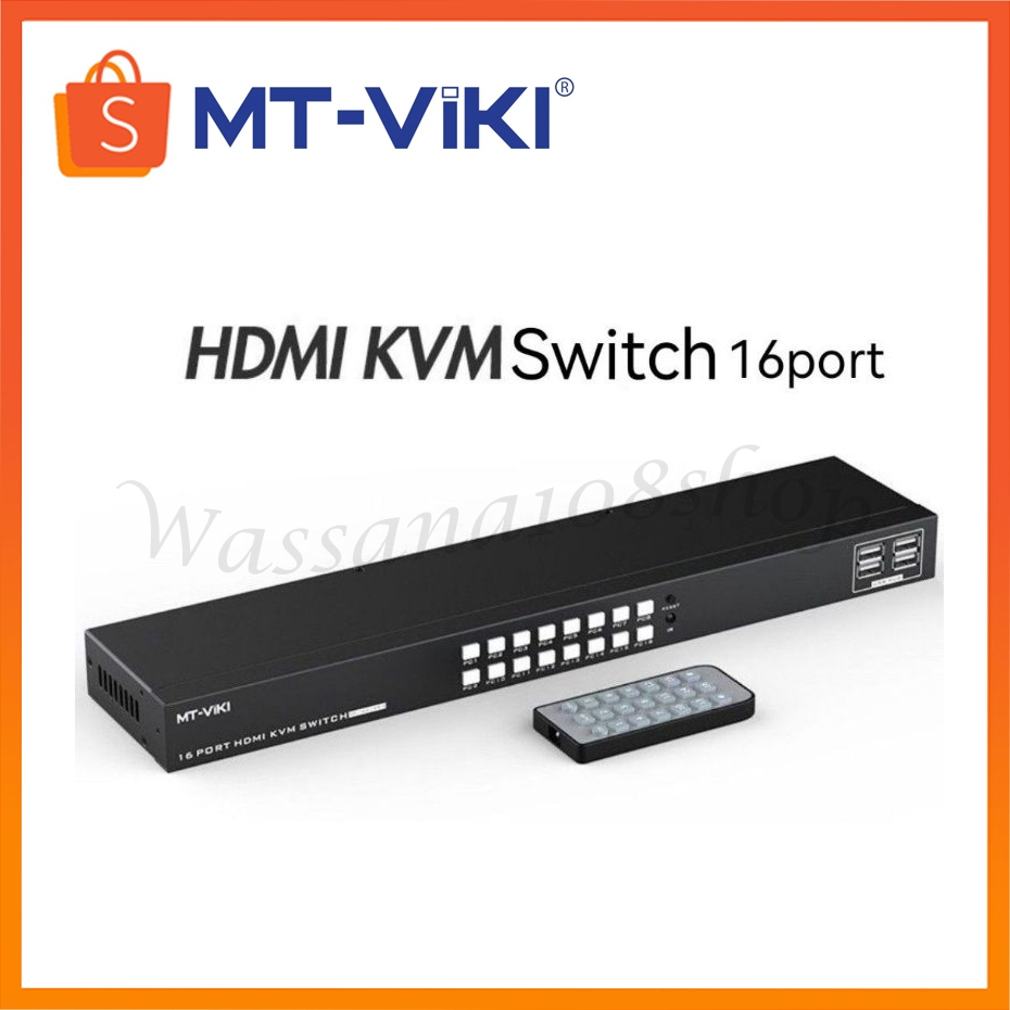 MT-VIKI 8/16 Port KVM Switch HDMI 4K@30Hz Rack Mount KVM HDMI Switch