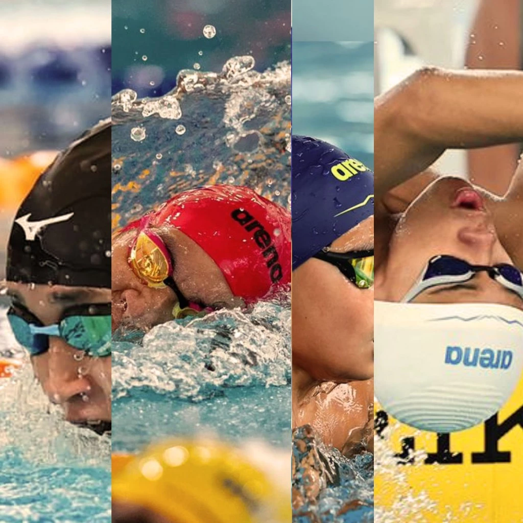 หมวกซิลิโคนครึ่งใบสำหรับแข่งขัน World Aquatics Approved(FINA Approved)