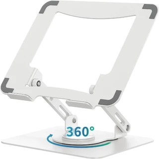 R16 ขาตั้งแล็ปท็อปแบบหมุนได้360 ยกความสูง Telescopic Cooling Rack
