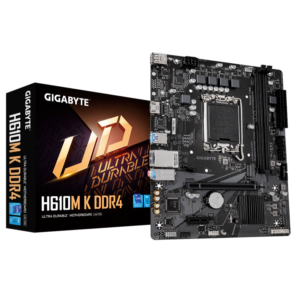 GIGABYTE  H610M K DDR4  LGA1700  (rev. 2.0) mATX