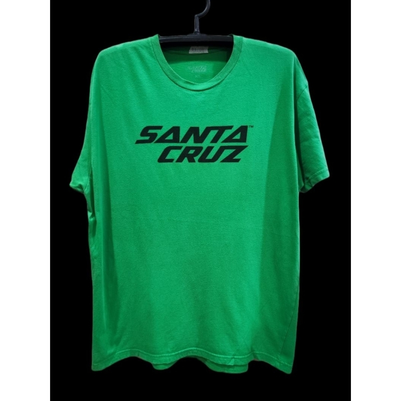 เสื้อยืด Santa Cruz สีเขียวเต่านินจา มือสอง ของแท้