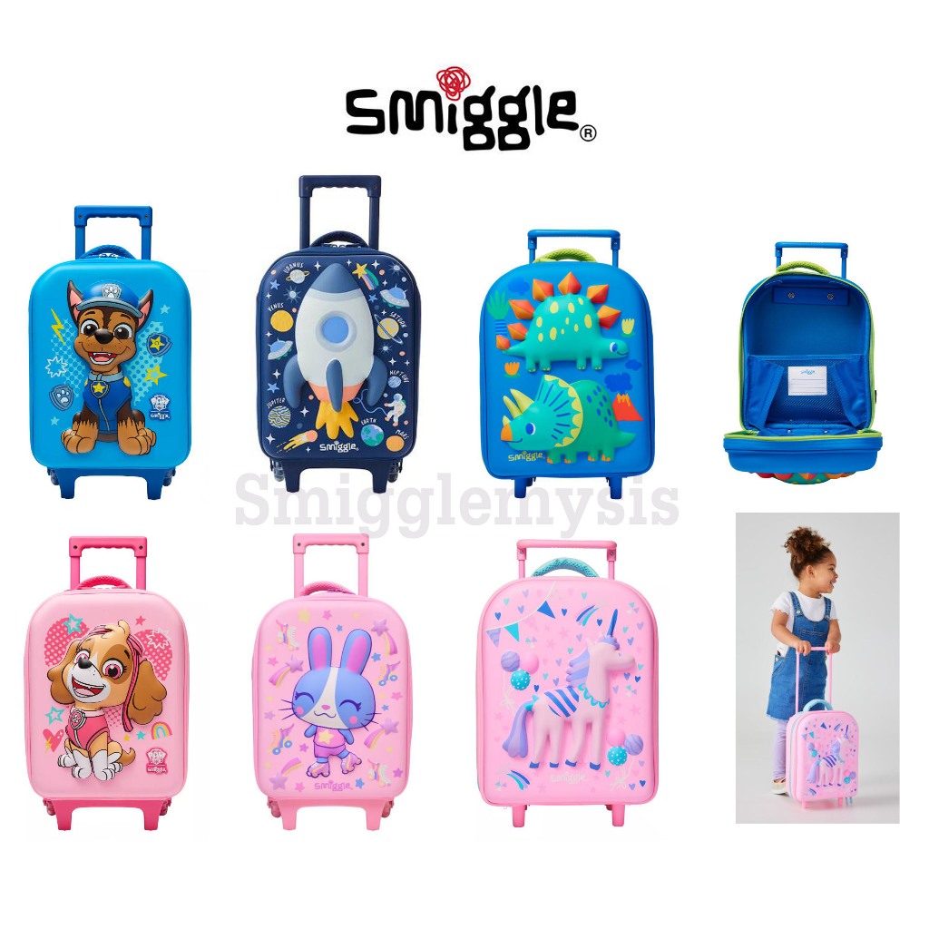 Smiggle กระเป๋าล้อลาก Smiggle Junior Hardtop Trolley Bag 14-15 นิ้ว พร้อมส่งในไทย มาเเล้วจ้าาาาาา