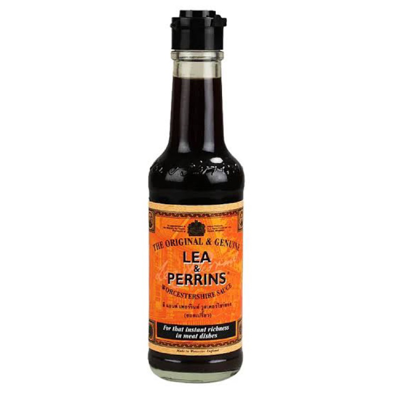 Lea & Perrins วูสเตอร์ซอส ซอสเปรี้ยว 150 มล. fl พร้อมส่ง ขวดแก้ว ของแท้
