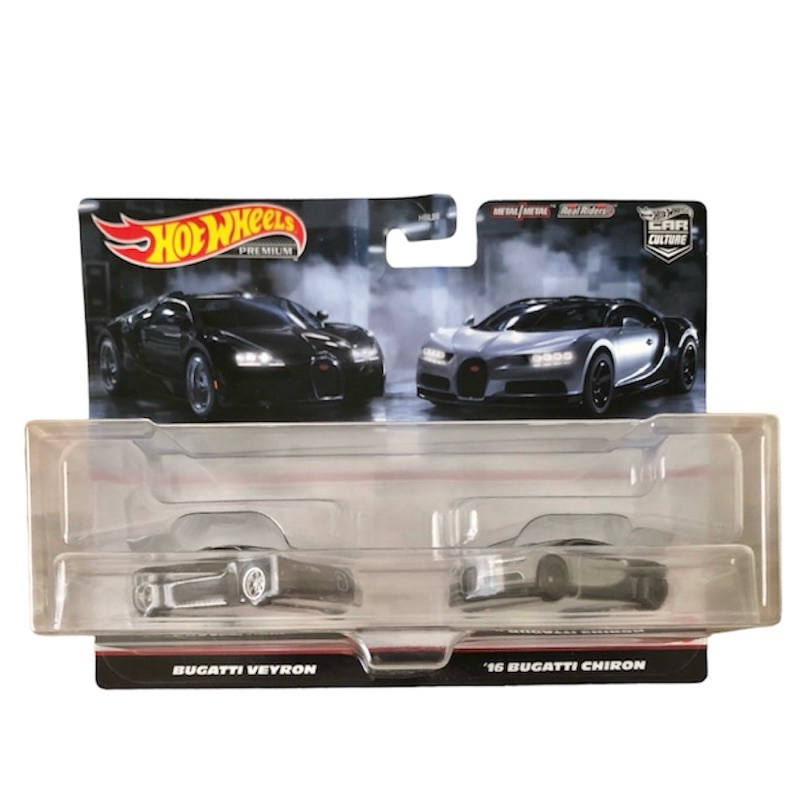 Hot Wheels Car Culture Bugatti Veyron + '16 Bugatti Chiron