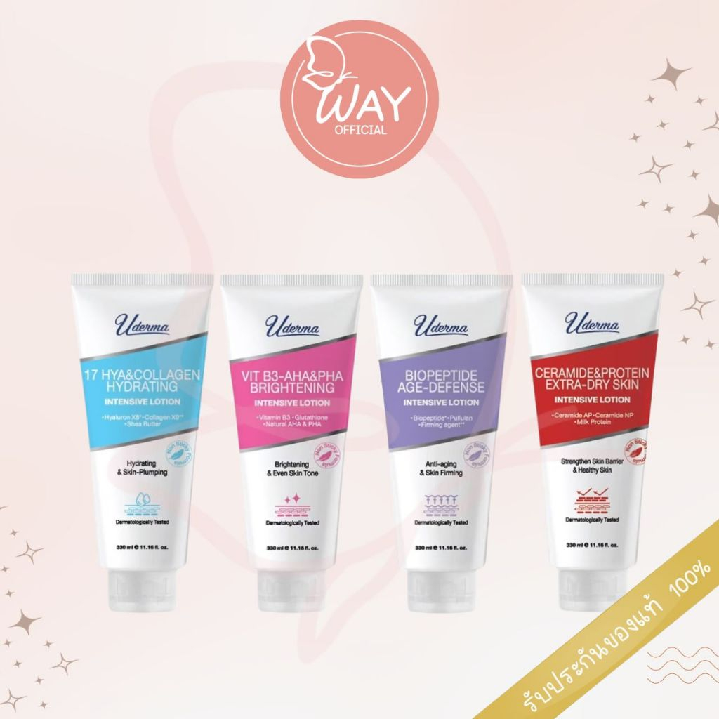 ยูเดอร์มา อินเทนซีฟ โลชั่น 330ml Uderma Intensive Lotion 330ml