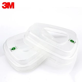 3M 501 ฝาครอบ (2 ชิ้น) แผ่นกรองอนุภาค ของแท้ ฝาครอบตลับกรอง
