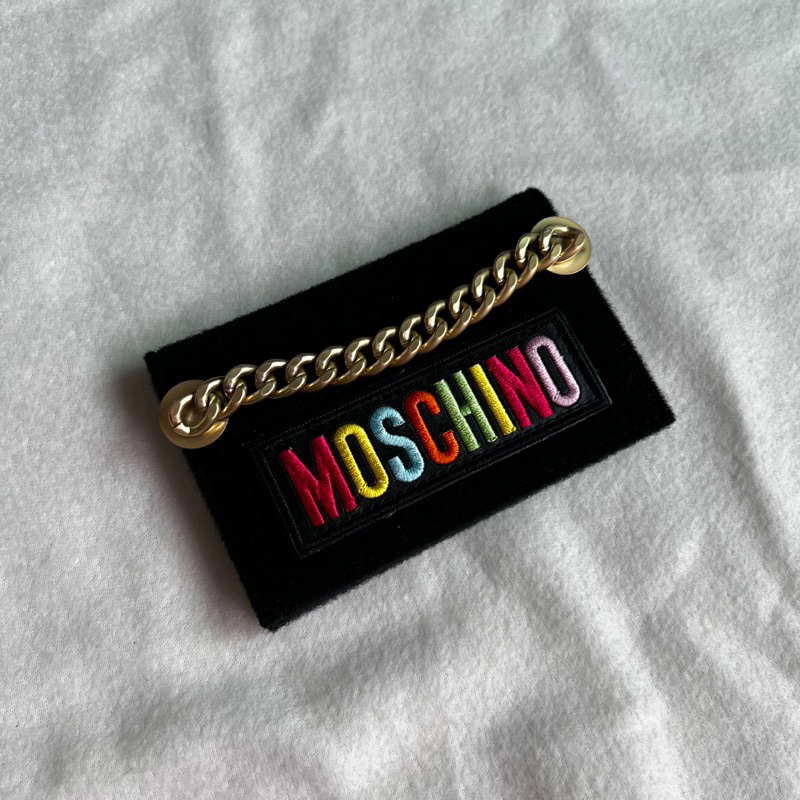 Moschino กระเป๋าใส่บัตร มีกระจก