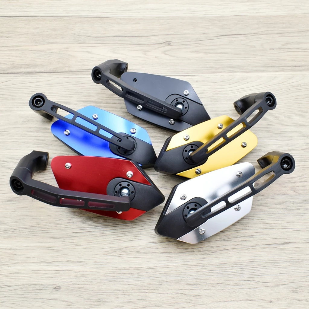 กระจกแต่งเลนส์สีฟ้า ขา BSC หลังอลูมิเนียม สำหรับ Wave Click Mio Fino PCX thumbnail 3