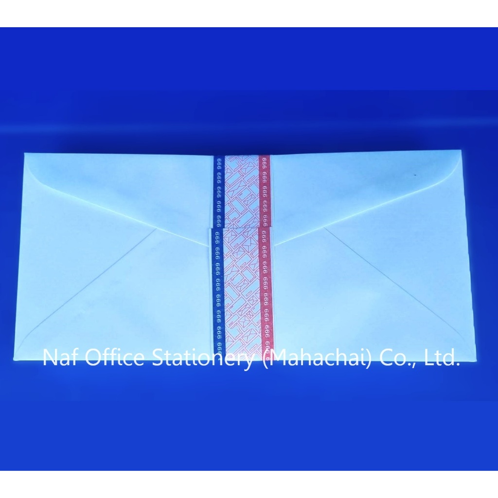 ซองขาว/ซองจดหมายขาว ฝาสามเหลี่ยม 9/125 ความหนา 70แกรม (แพ็ค50ซอง)