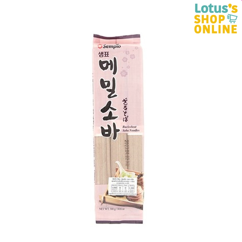 เซมเพียว บัควีท โซบะ นู้ดเดิ้ล (เส้นโซบะ แห้ง) ขนาด 300 กรัม SEMPIO BUCKWHEAT SOBA NOODLES 300 G.