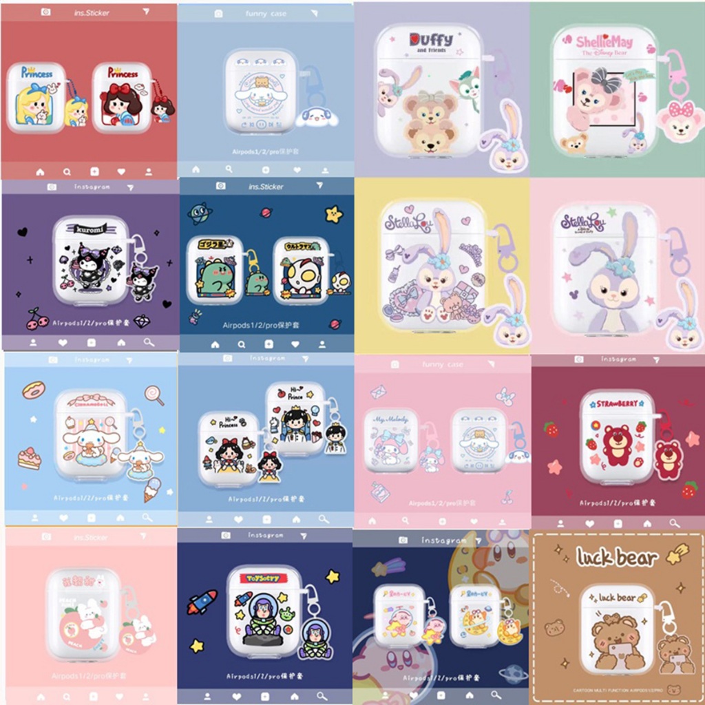 เคส สำหรับ Airpods3 2 1 การ์ตูน TPU Case สำหรับ AirPods Proน่ารักastronaut ปลอกหุ้มสัตว์น่ารักหูฟังAirPodsปลอกซิลิโคนอ่อ