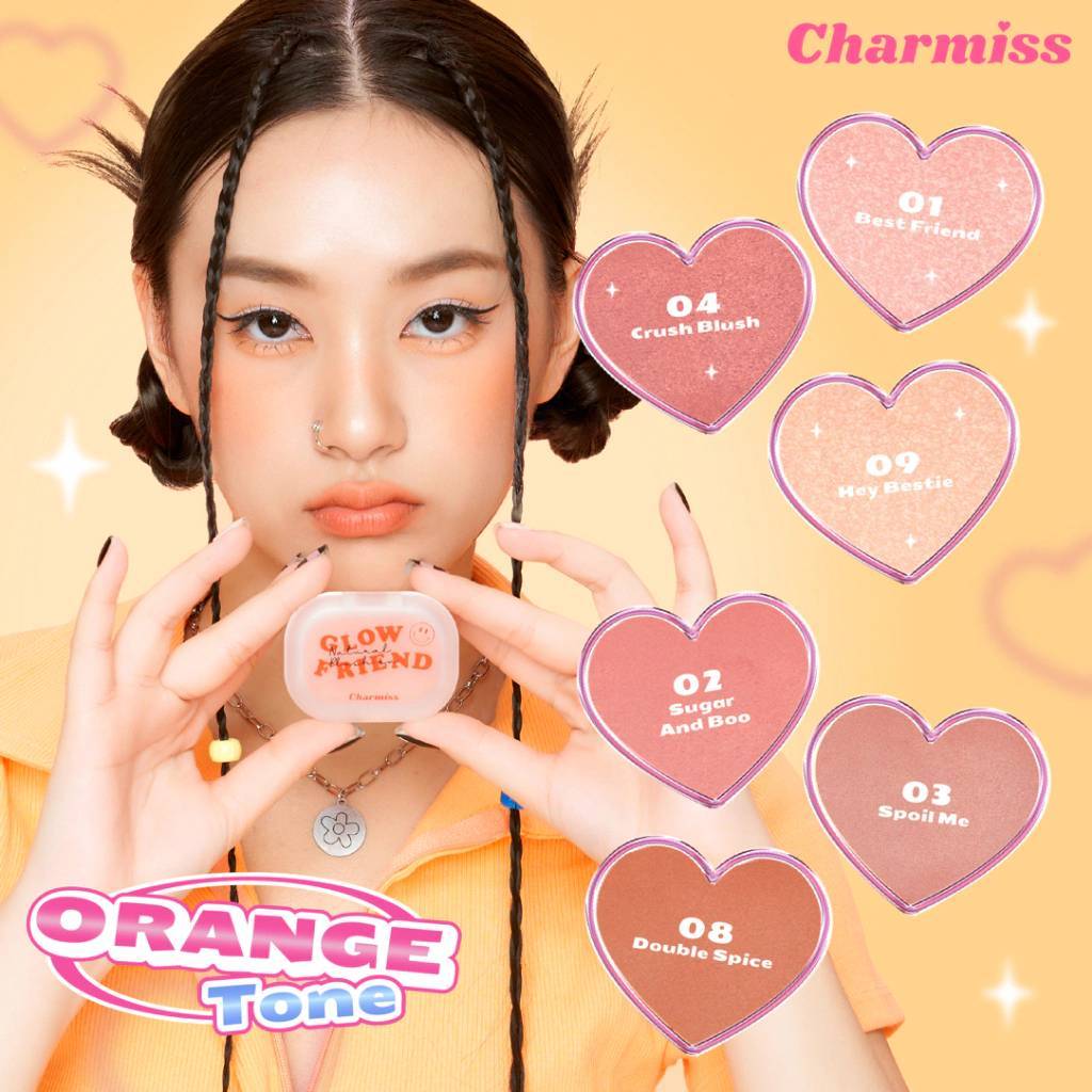 Charmiss Glowfriend Natural Blush On บลัชออนเนื้อกึ่งโมจิ ปัดลุคป็อป แก้มสวยปิ๊ง - รูปที่ 6