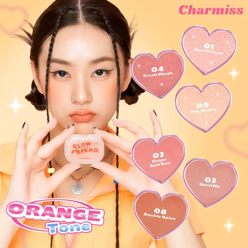 Charmiss Glowfriend Natural Blush On บลัชออนเนื้อกึ่งโมจิ thumbnail 9