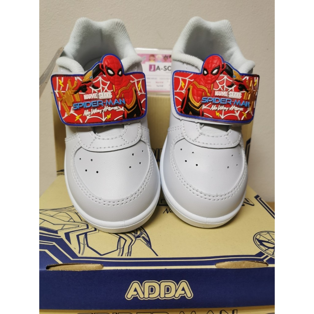 รองเท้านักเรียน รองเท้าพละเด็กอนุบาลชาย มาเวล -ADDA-Spiderman สไปเดอร์แมน -  41N18-พร้อมส่ง