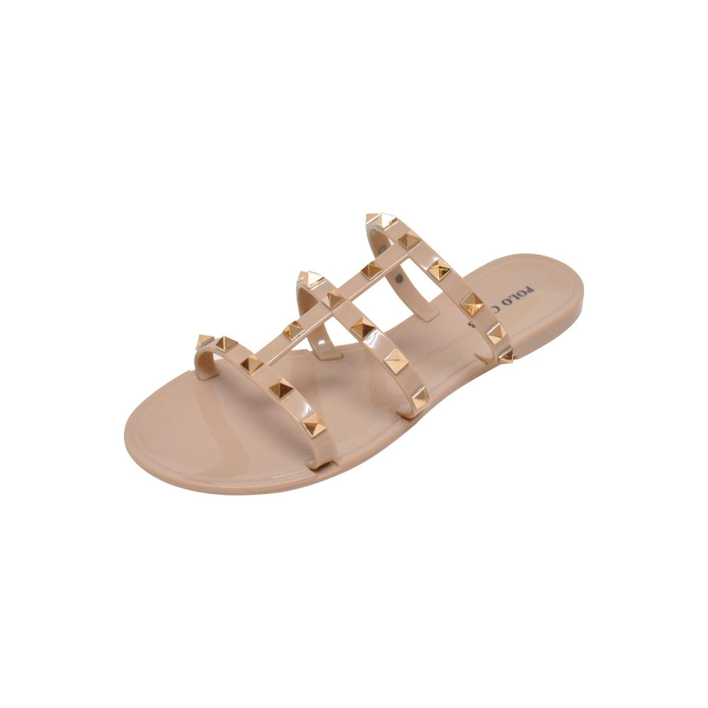 POLO CLUB รองเท้ายาง รุ่น JL-2769 สีเบจ| รองเท้าแตะผู้หญิง - รูปที่ 2