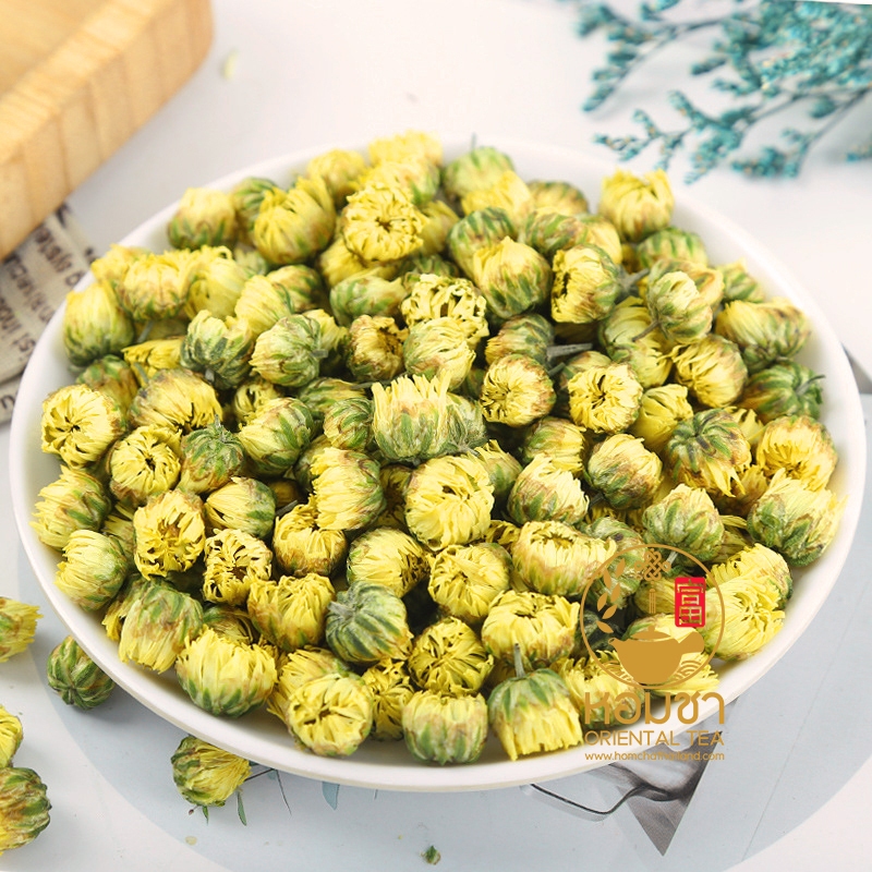 เก๊กฮวยตูม ถงเซียง เกรด A หอม สีสวย เต็มดอก ไม่เป็นเศษ ไม่เป็นฝุ่น Chrysanthemum Bud Tea