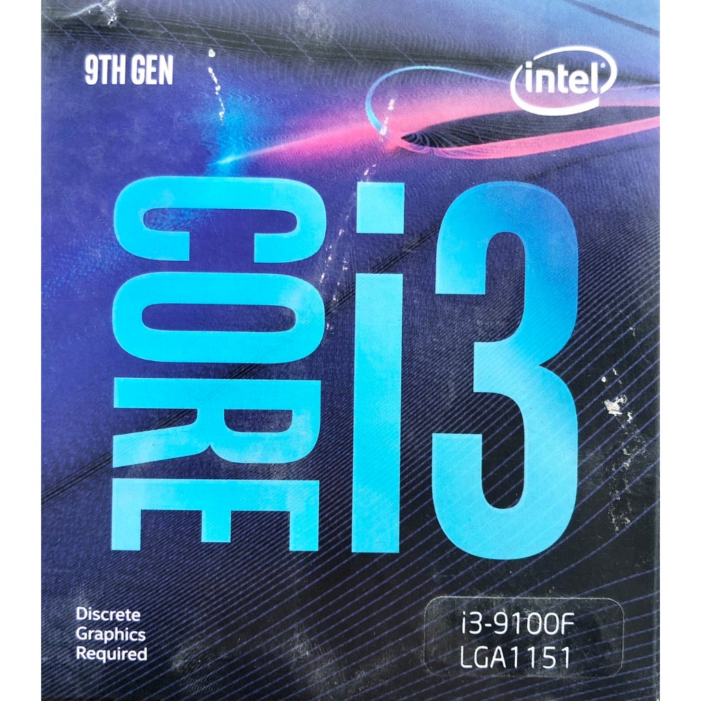 CPU (ซีพียู) 1151 INTEL CORE I3-9100F 3.6 GHz มือสอง