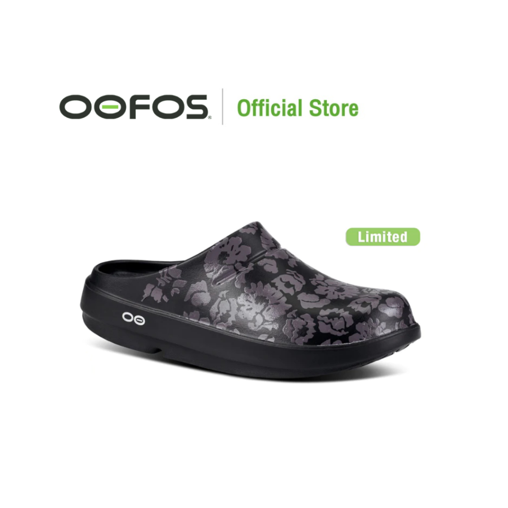 OOFOS OOcloog Midnight Tropics Limited - รองเท้าแตะเพื่อสุขภาพ นุ่มสบายเท้าด้วยวัสดุอูโฟม บอกลาปัญหาสุขภาพเท้า