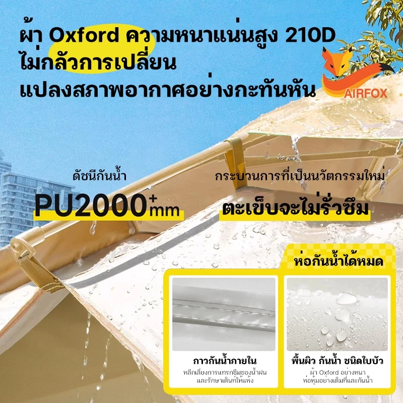 AF เต็นท์แคมป์ปิ้ง นอน 1-2/3-9 คน เต็นท์สนาม เต็นท์เดินป่า thumbnail 7