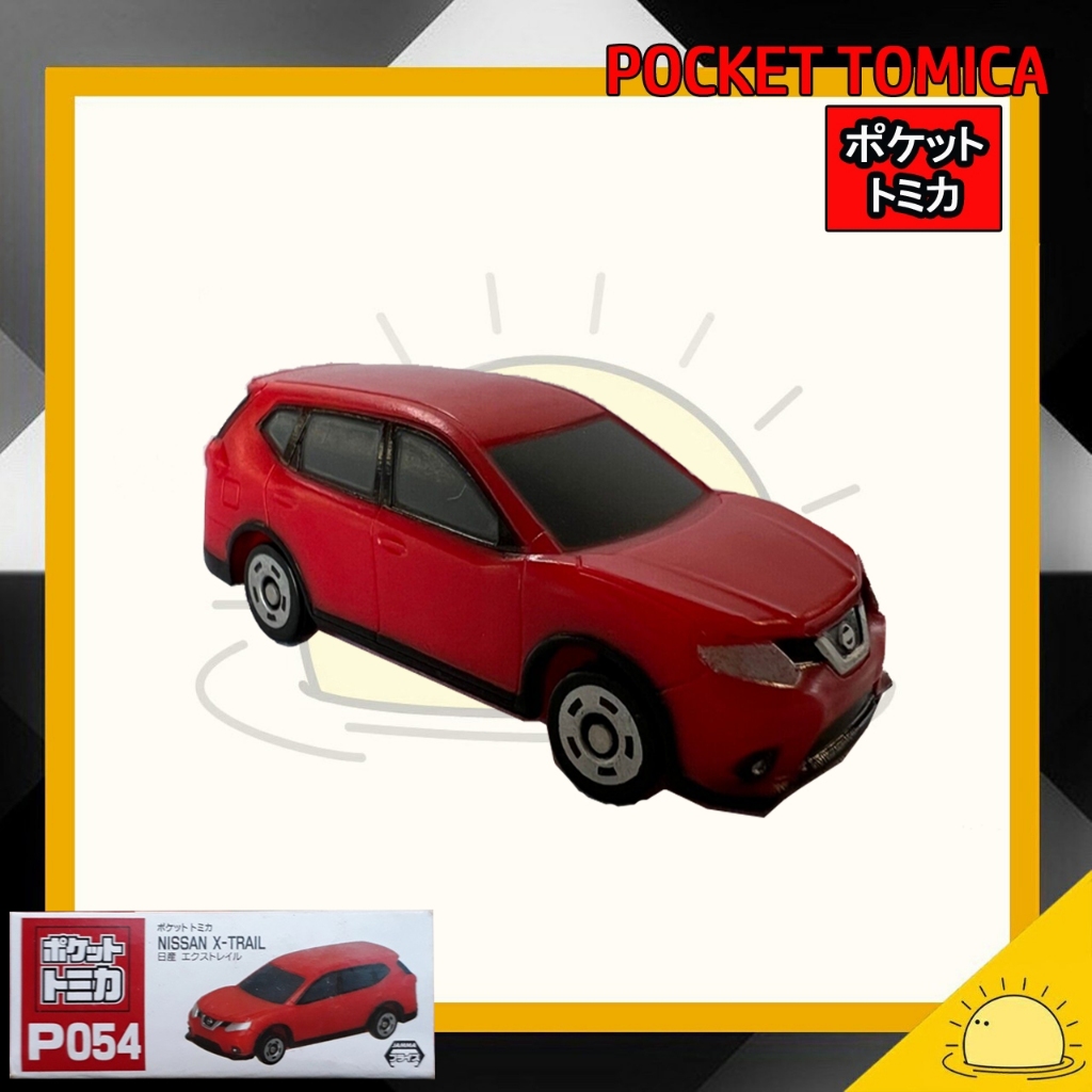 Pocket Tomica Vol.15 P054 Nissan X-Trail mini car (Red)
