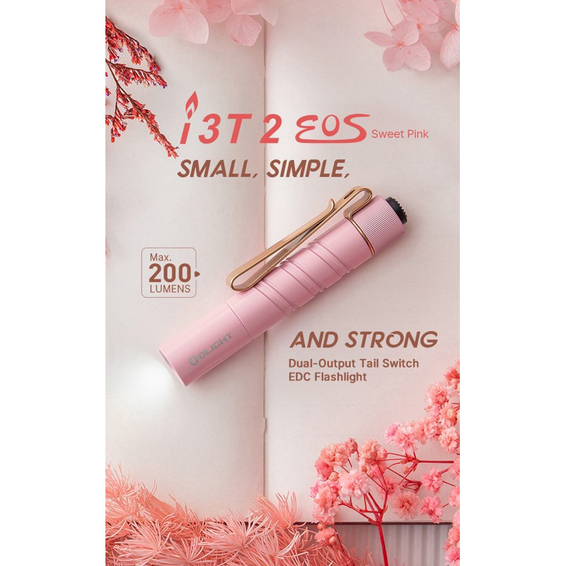 ไฟฉาย OLIGHT i3T 2 EOS Sweet Pink