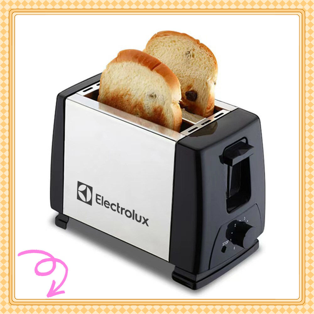 （รับประกันของแท้）Electrolux Toaster เครื่องปิ้งขนมปัง เครื่องปิ้งขนมปัง 2แผ่น รุ่น 131A เตาปิ้งขนมปัง Toaster ที่ปิ้งขนม