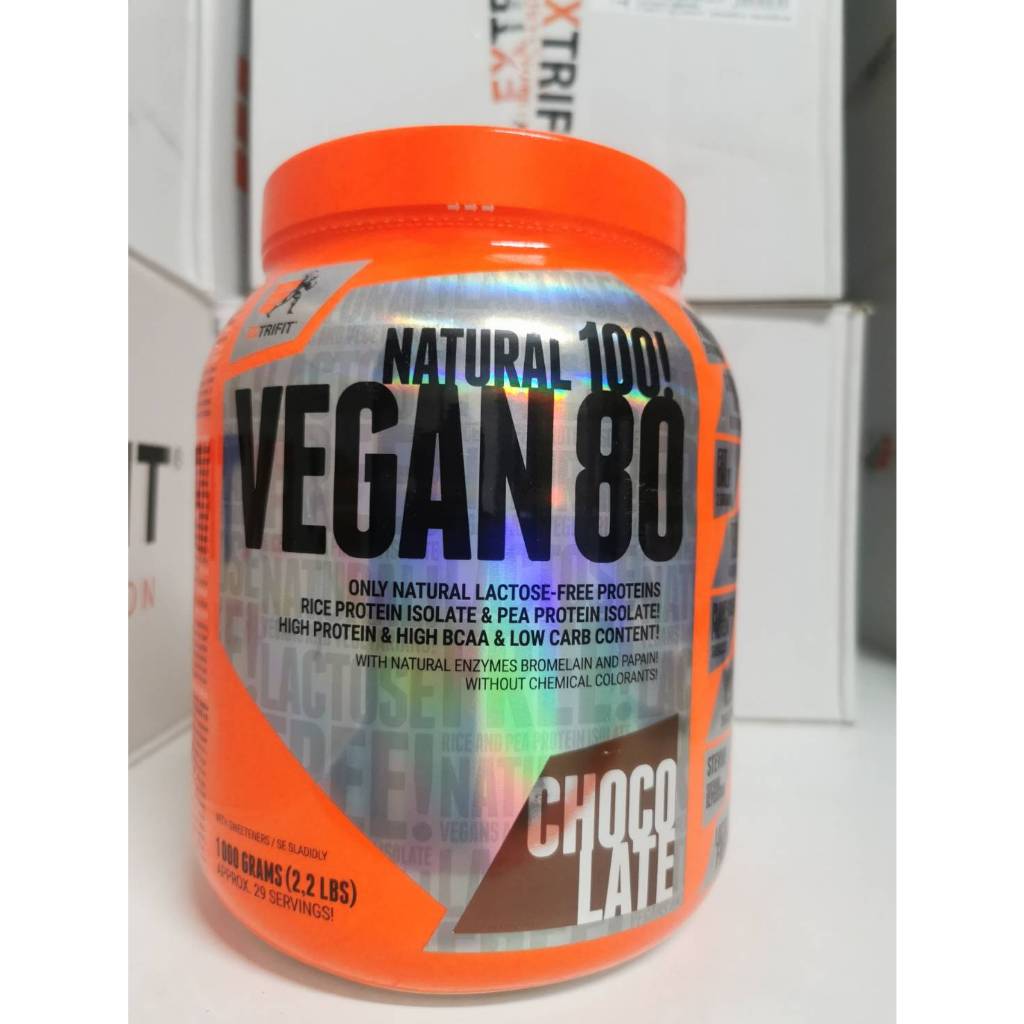 VEGAN 80 Chocolate Flavor เวย์โปรตีนไอโซเลทจากพืช​ ราคา​1,599​บาท​ วันหมดอายุปี2027