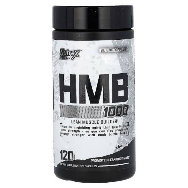 New Package Nutrex​ Research HMB1000 Muscle​ ​And​ Strength120cap(เสริมสร้ามกล้ามเนื้อ)​