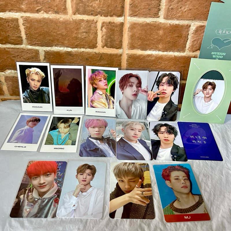 ปล่อยการ์ด ด้อม astro nct ciipher งานการ์ดแท้ สภาพดี