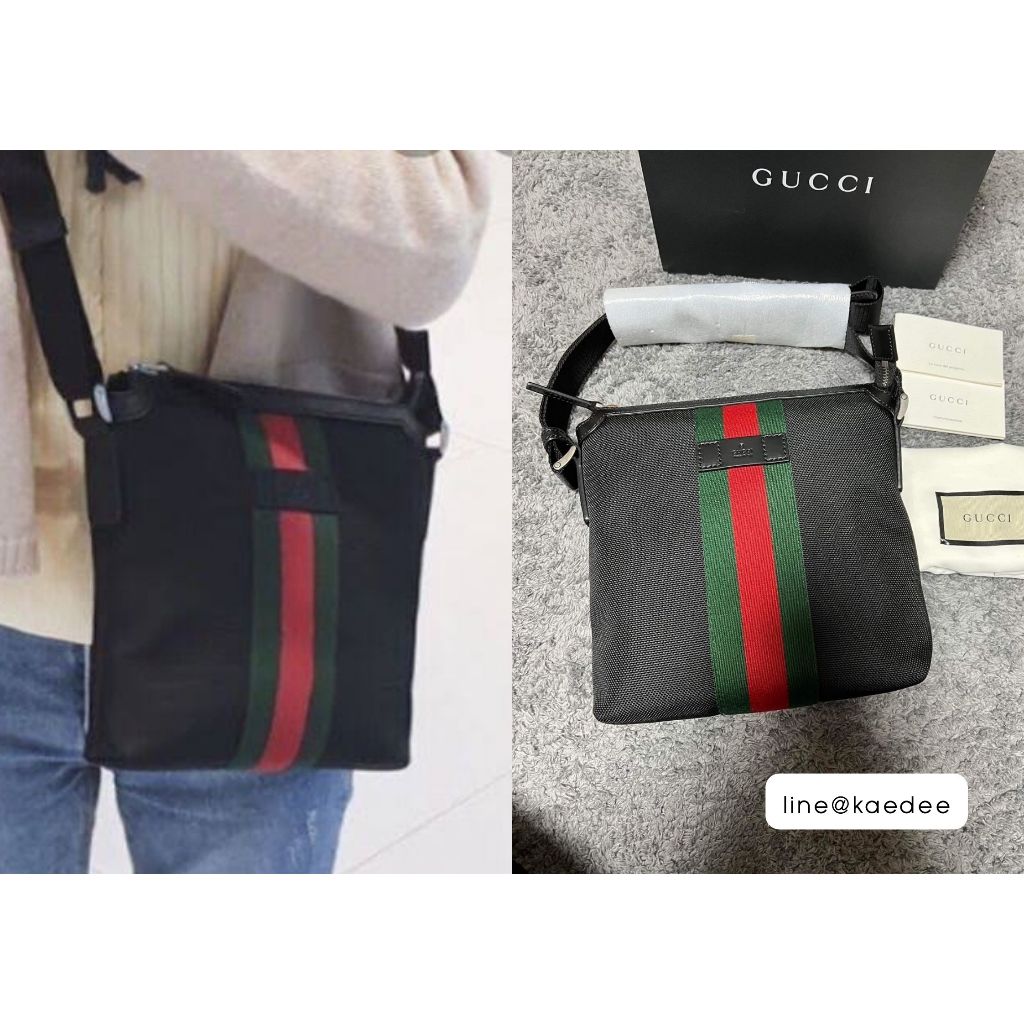 Gucci ของแท้ 100% กระเป๋าสพายข้าง gucci