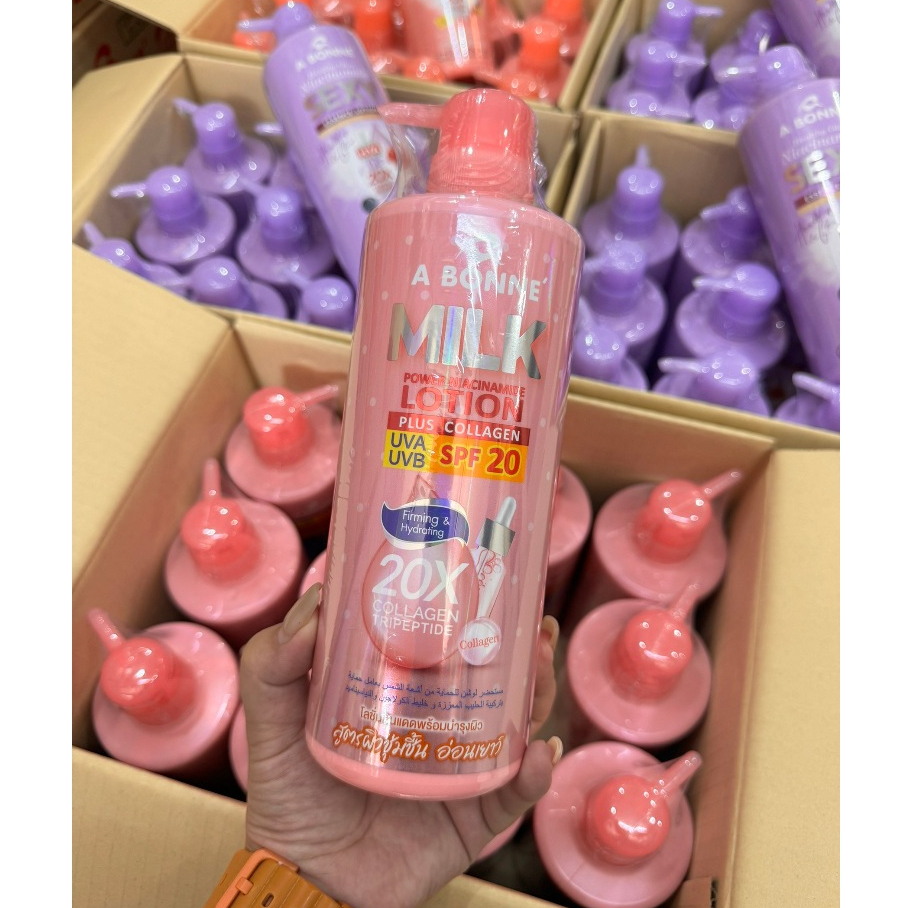 A bonne  Power Niacinamide Lotion Plus 500ml - โลชั่นสำหรับบำรุงผิวพร้อมป้องกันแดด