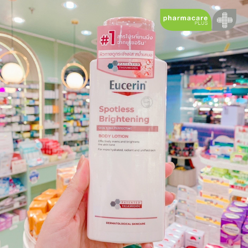 แท้ ฉลากไทย Eucerin Spotless Brightening Skin Tone Perfecting Body Lotion 250ml ผลิตภัณฑ์บำรุงผิวกาย