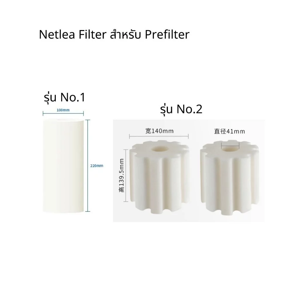 Netlea Filter สำหรับ Prefilter รุ่น No.1 และ รุ่น No.2