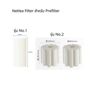 Netlea Filter สำหรับ Prefilter รุ่น No.1 และ รุ่น No.2