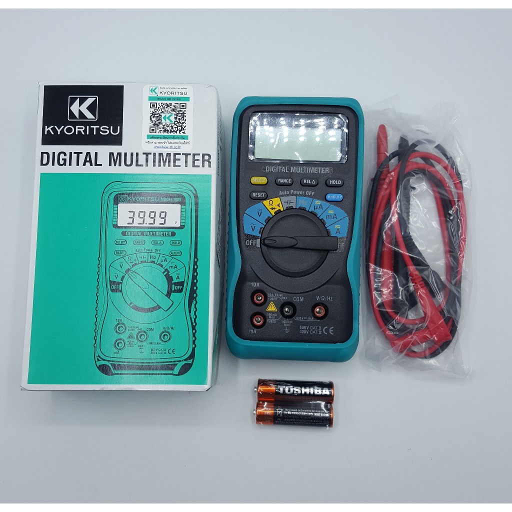 ดิจิตอลมัลติมิเตอร์ KYORITSU รุ่น KEMD1009 สีเขียว
