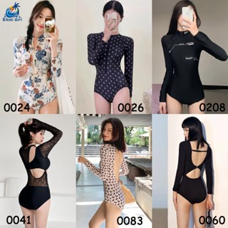 ชุดว่ายน้ำแขนยาว💕วันพีช แขนยาวเซ็กซี่✨ชุดว่ายน้ำหลากหลายสไตล…