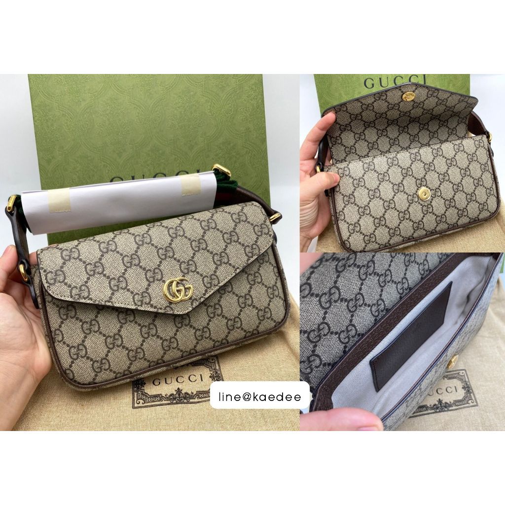 Gucci ของแท้ 100% กระเป๋าสพายข้าง gucci
