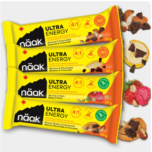 Naak Ultra Energy Energy Bar บาร์ให้พลังงาน ขนาด 50g BBF 09/24-11/24