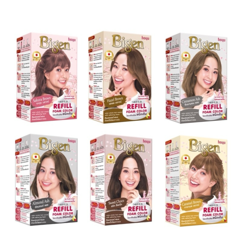 Bigen Refill Foam Color บีเง็นโฟมเปลี่ยนสีผม 50ml.