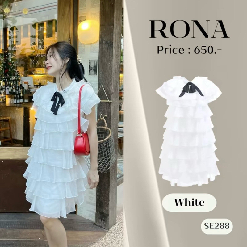 ส่งต่อ*** ชุดเดรสน่ารักฟูมาก ใหม่ 100% ของแบรนด์ juniper.bkk