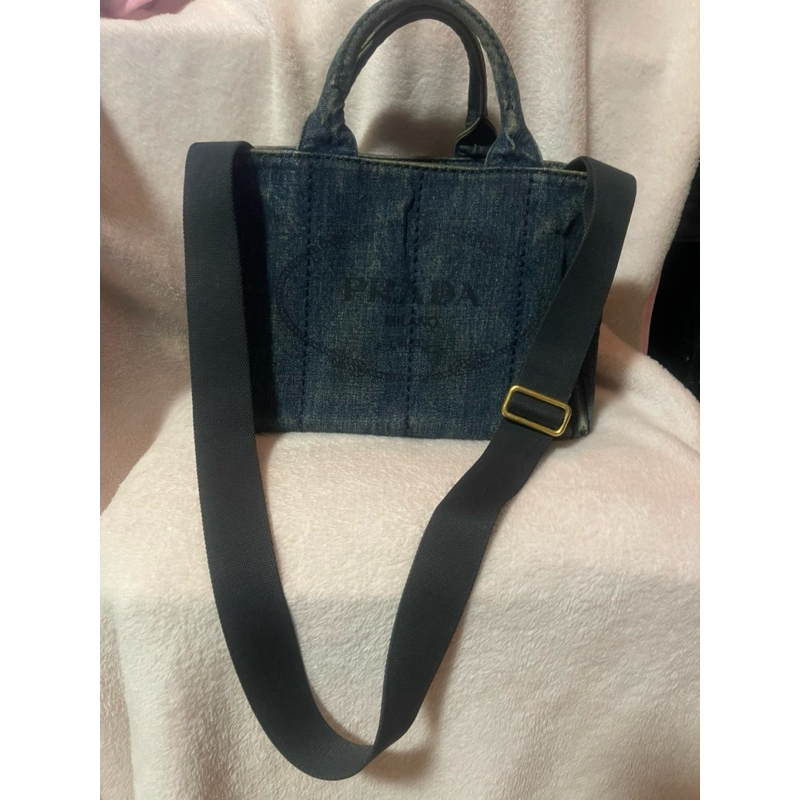 กระเป๋าPrada Kamala tote denim แท้รับประกัน